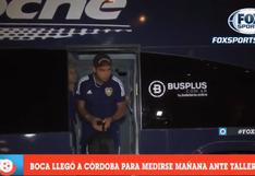 Carlos Zambrano llegó a Córdoba con Boca Juniors para duelo ante Talleres [VIDEO]