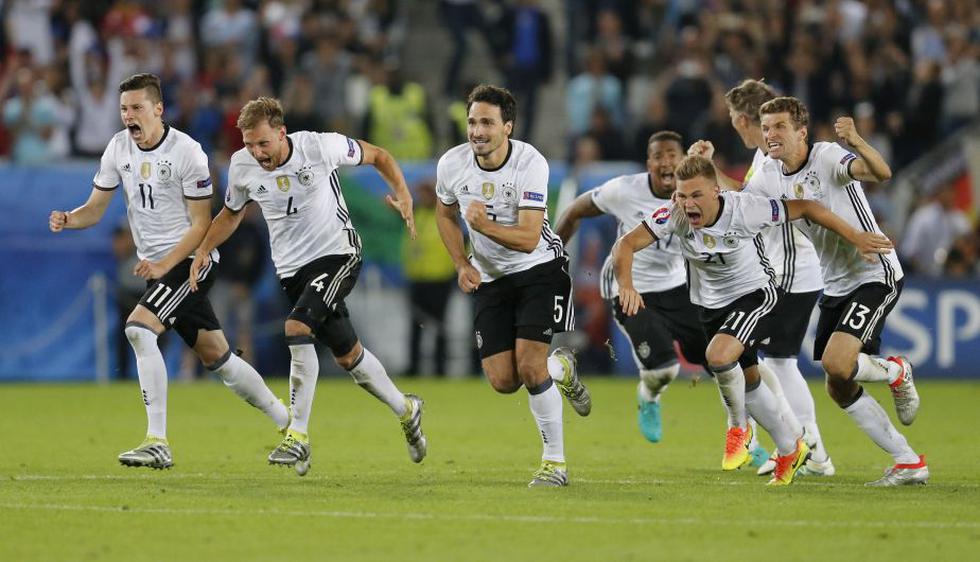 Alemania derrotó a Italia en tanda de penales y clasificó a las semifinales de la Eurocopa 2016. (AFP)