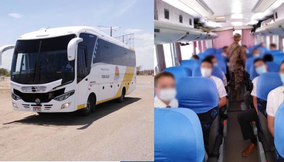 Piura: Impiden que bus con misioneros norteamericanos ingrese a la ciudad de Talara