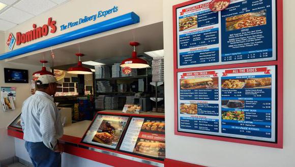 Domino’s Pizza se pronunció por problemas en locales de Perú. (AFP)