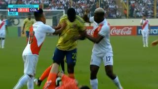 Perú vs. Colombia: Luis Advíncula y Christian Cueva protagonizan acalorada pelea en amistoso [VIDEO]