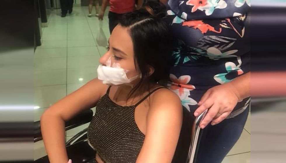 Thamara Gómez sufrió una accidente en el prgorama 'En boca de todos'. (Facebook)
