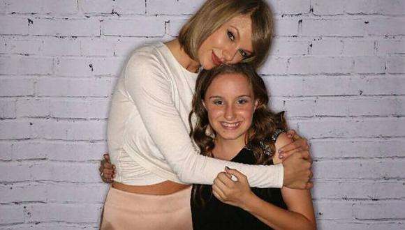 Taylor Swift cumplió el sueño de una fans: escucharla y conocerla antes de perder la audición. (Twitter)