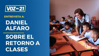 Daniel Alfaro: ‘Que cada colegio decida cuántas horas dictar clases’ 