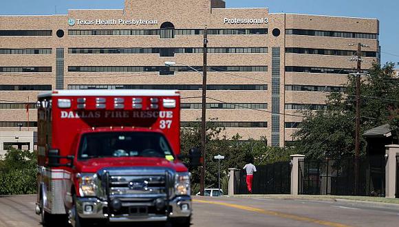 Thomas Eric Duncan permanece internado en el Hospital Presbiteriano de Texas. (AFP)