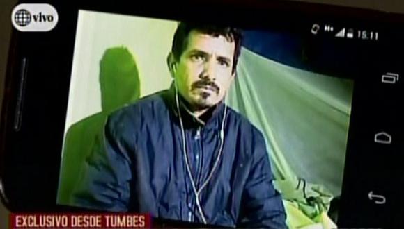 Carlos Feijoó, agresor prófugo de Milagros Rumiche, dio entrevista desde su propia casa. (América)