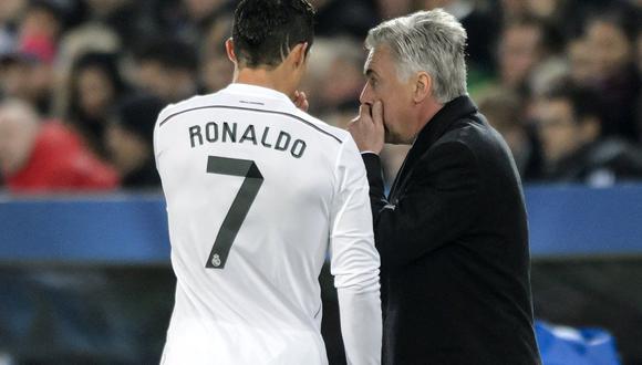 Carlo Ancelotti quiere de vuelta a Cristiano Ronaldo. (Foto: AFP)
