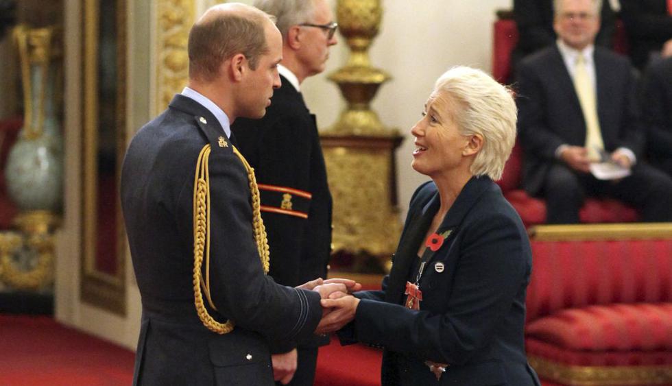 El príncipe William nombró a la actriz Emma Thompson dama del Imperio Británico | FOTOS (Foto: AP)