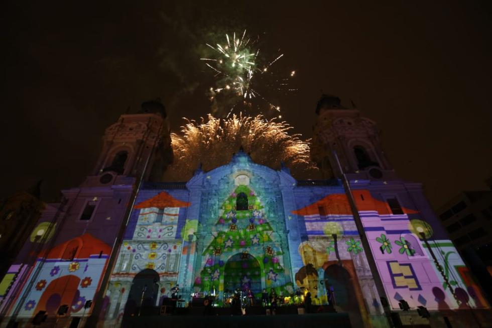 Así se vivió “La Magia de la Navidad Peruana” en el frontis de la Catedral de Lima | FOTOS. (Foto: Renzo Salazar)