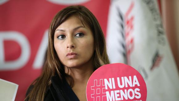 La abogada pidió a la ciudadanía estar atentos a su caso a cargo de la Corte Superior de Justicia de Ayacucho. (USI)