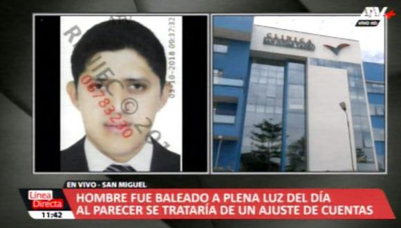 Robert Bolaños Vargas fue atacado en la calle Simón Bolívar. (Foto: Captura de pantalla / ATV+)