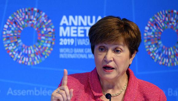 Kristalina Georgieva, directora general del FMI. (Foto: AFP)