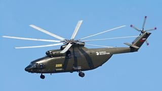 Presentan el helicóptero más grande del mundo en Rusia