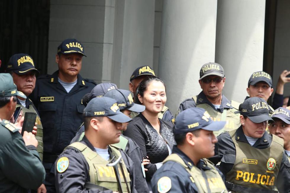 Keiko Fujimori fue trasladada al penal Anexo de Mujeres en Chorrillos (Alessandro Currarino/ USI)