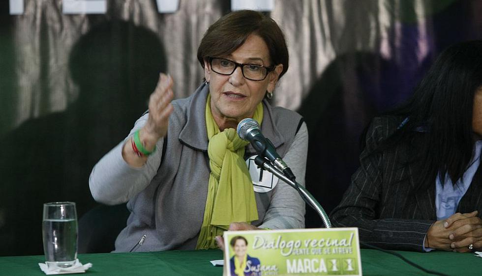 Susana Villarán descartó que haya firmado algún acuerdo con la empresa Orión. (Mario Zapata)