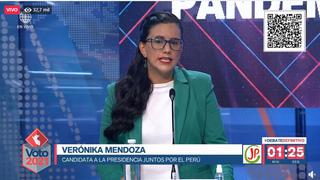 Verónika Mendoza planea crear impuesto para los ricos con más de S/ 100 millones