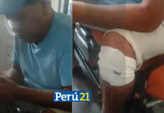 Filtran video del alcalde Rennan Espinoza dentro de ambulancia tras accidente