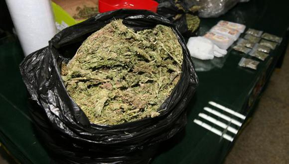 Decomisan 33 kilos de marihuana en dos operativos realiados en la selva. (USI/Referencial)