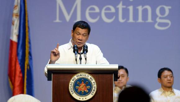 El presidente Rodrigo Duterte cuenta con el 63% de popularidad en Filipinas (AFP).