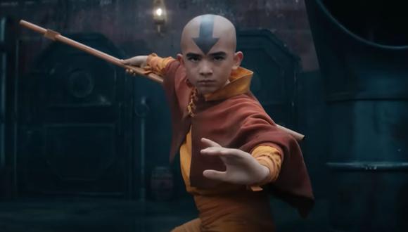 Gordon Cormier como Aang en una escena de la serie "Avatar: The Last Airbender" (Foto: Netflix)