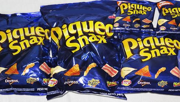 La empresa Snacks América Latina señaló que Piqueo Snax obtuvo resultados favorables de los análisis realizados por el Indecopi. (Foto: enterese.net/)