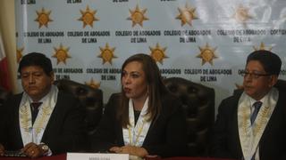 CAL considera "sumamente sensible" la remoción de los fiscales Vela y Pérez