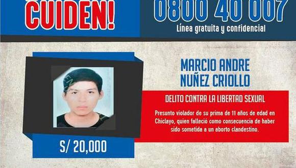 Capturan a presunto violador de menor de 11 años en Chiclayo.