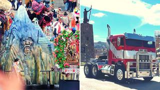 Transformers en Cusco: Grabaciones impiden acceso peatonal a Plaza de armas
