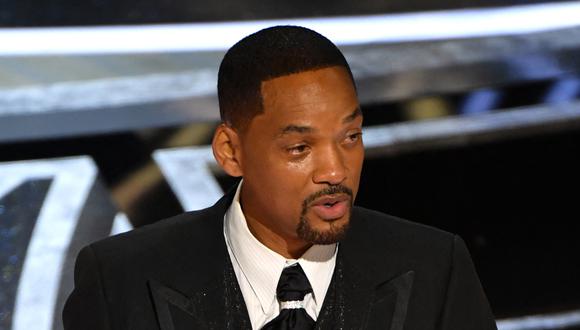 Will Smith recuerda bofetada a Chris Rock durante la gala de los premios Oscar 2022. (Foto: AFP)