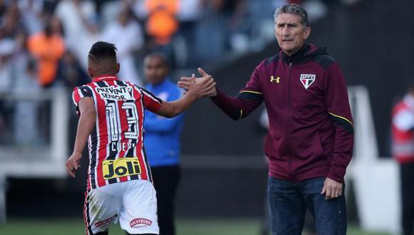 Christian Cueva: Esto dijo el técnico del Sao Paulo tras sus dos goles. (Getty Images)