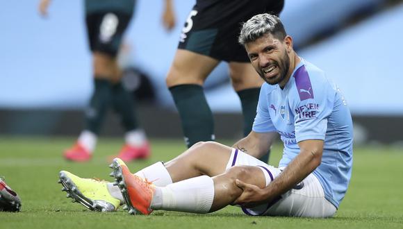 El jugador surgido en Independiente salió rengueando de la cancha del Etihad Stadium este lunes entre gestos de mucho dolor. Guardiola adelantó que la lesión "no se ve bien". (Foto: AFP)