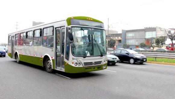 Servicios 404 del Corredor Morado y 508 del Corredor Verde desviarán rutas. (Foto: Andina)