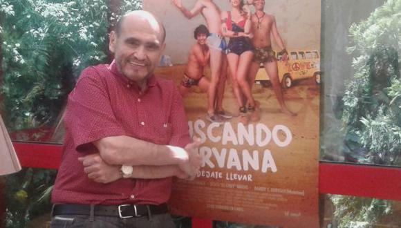 El actor mexicano Édgar Vivar está en Lima promocionando la cinta Buscando Nirvana. (Créditos: Mario Panta)