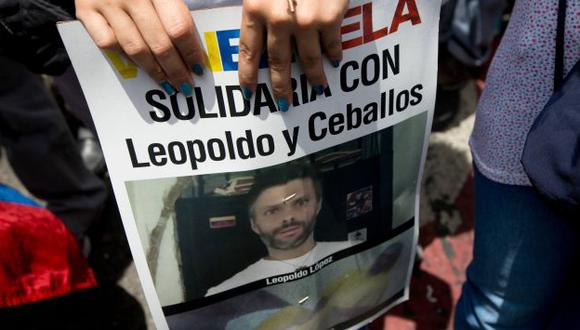 Leopoldo López continuará con su huelga de hambre que ya lleva 9 días. (AP)