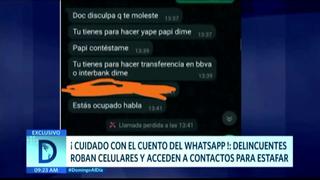 Delincuentes roban celulares para estafar a contactos de ‘Whatsapp’