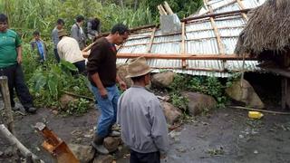Junín: Vientos huracanados con lluvia de dos horas soportaron los pobladores de Acobamba