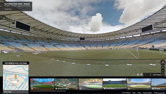 Vista del Maracaná desde Street View de Google. (Difusión)
