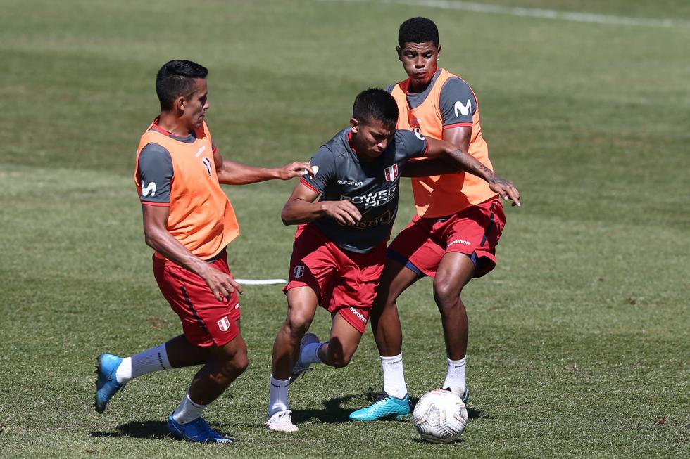 La Selección Peruana continuó con sus trabajos de entrenamiento luego del triunfo ante Venezuela. (Jesús Saucedo/@photo.gec)