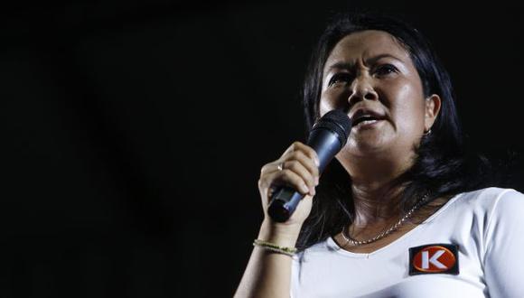 Keiko Fujimori acusó al Gobierno de polarizar la campaña electoral. (Anthony Niño de Guzmán)