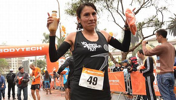Gladys Tejeda ganó la carrera Bodytech 7k en Lima. (Difusión)