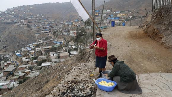 La pobreza en el Perú bajó a 22.1%, según el FMI. (Foto: EFE)