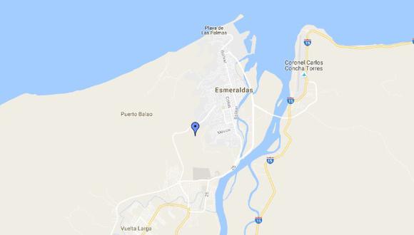 Las clases se suspendieron en Esmeraldas. (Google Maps)