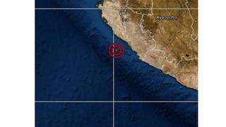 Ica: sismo de magnitud 4,6 se reportó en Nazca esta tarde, señala IGP