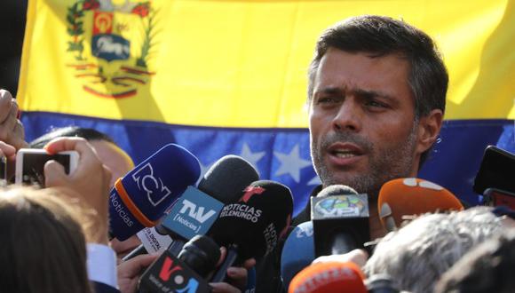 El opositor Leopoldo López fue acogido por el embajador de España en Caracas hace 20 días. (Foto: EFE)