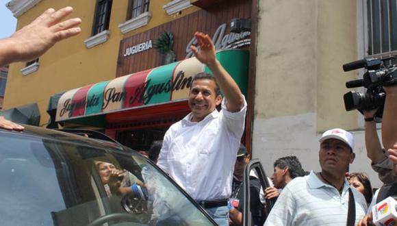 TRANQUILO. Humala dice que está cumpliendo con lo ofrecido. (Alan Benites/USI)