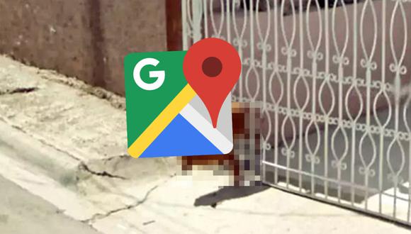 ¿Alguna vez has visto este perrito de Google Maps atrapado en la reja? Conoce su historia. (Foto: Google)