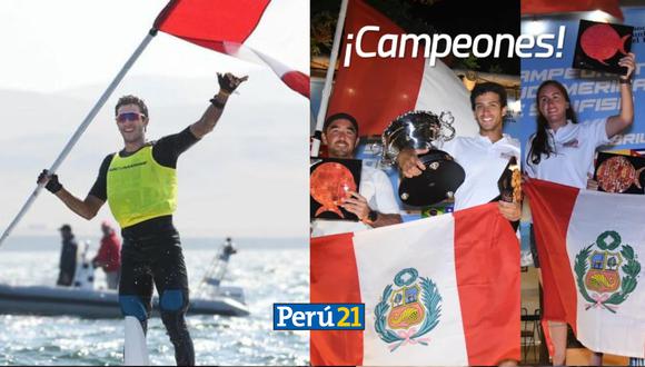 Perú fue campeón del campeonato de Sunfish. Foto: Composición - IPD