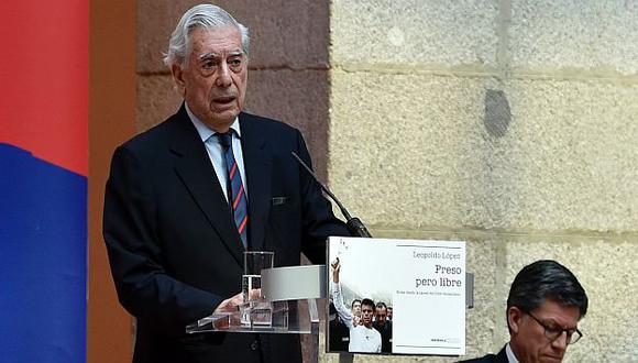 Mario Vargas Llosa sobre Leopoldo López: &quot;La cárcel lo ha engrandecido&quot;. (AFP)