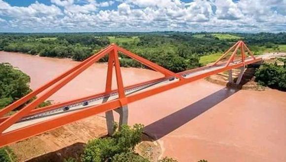 Proyecto de la construcción del Puente Vehicular Tarata sobre el Río Huallaga. (Foto: regionsanmartin.gob.pe)