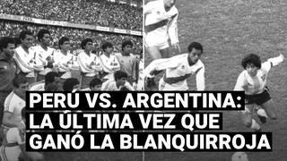 Conoce la última vez que la selección peruana derrotó a Argentina por Eliminatorias